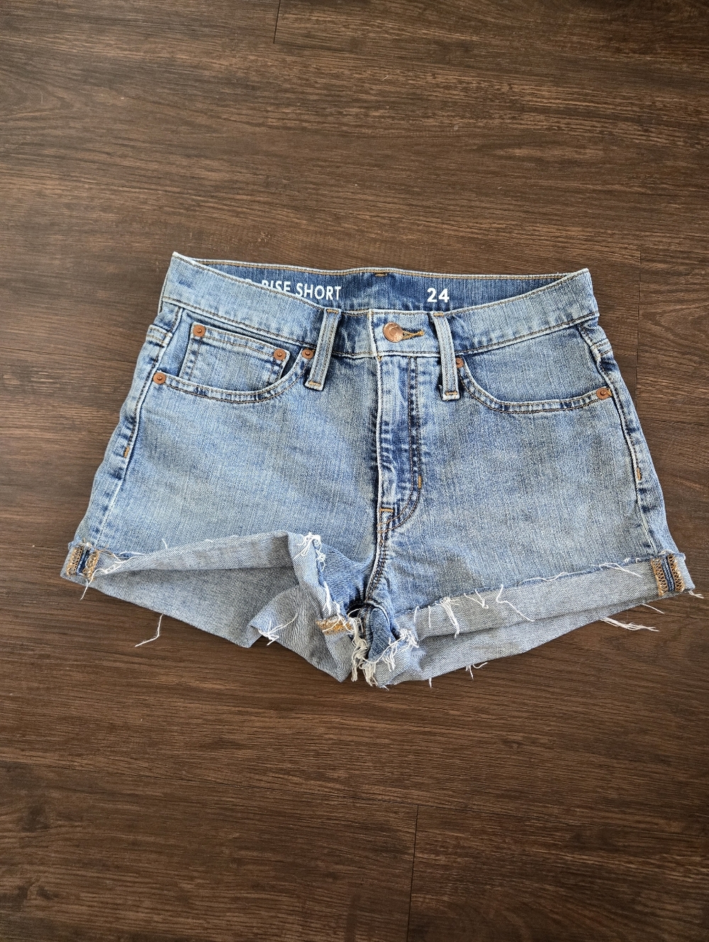 J. Crew Cutoff Denim Jean Shorts 24 Like New